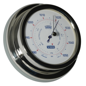 A100 - Barometer - Vion - Poleret rustfri stl - 129mm