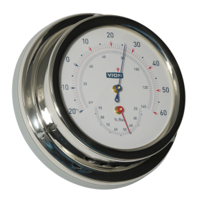 A100 - Thermo/Hygrometer - Vion - Poleret rustfri stl - 129mm
