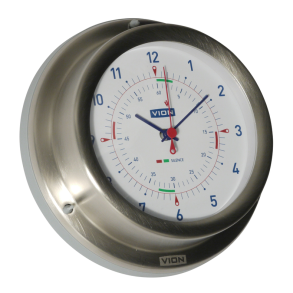 A102 - Ur m. radiotavshed - Vion - Brstet rustfri stl - 129mm