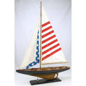Modelskib Us-Yacht , 60 X 87 Cm