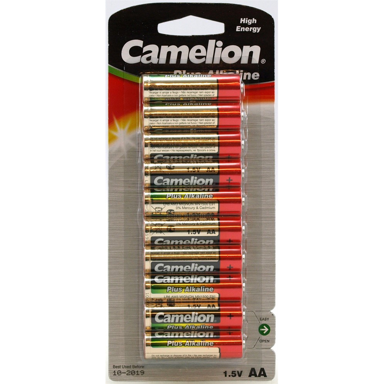 Batteri Alkaline 1,5V AA LR6 10pack BP