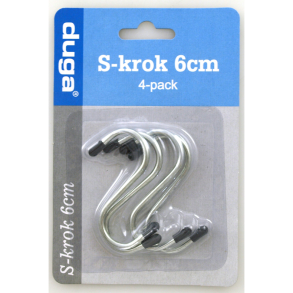 Krog S metall 4-pack 6cm