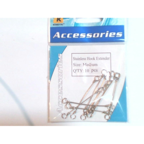 Stainless Hook Extender  Medium 10 pcs.