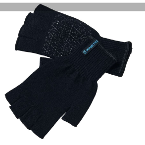 Kinetic Halvfinger Handske, Sort, Str. One Size