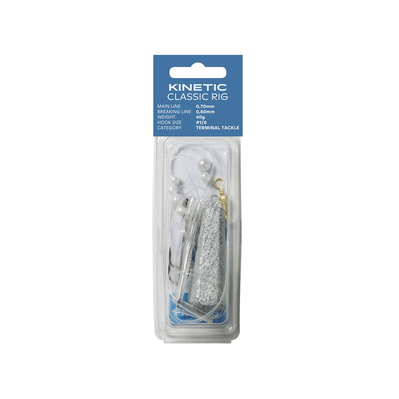 KINETIC SABIKI CLASSIC 90G #1/0 90CM WHITE PEARL