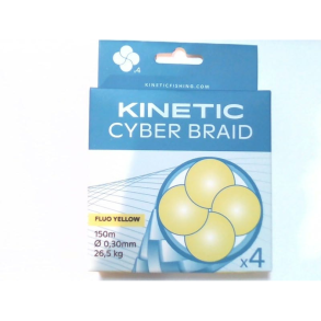Kinetic 4 Braid 150m 0,30mm/26,5kg Fluo Yellow