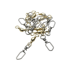KINETIC BARREL SWIVEL W/SCANDIC SNAP #12 10KG BRASS 8PCS