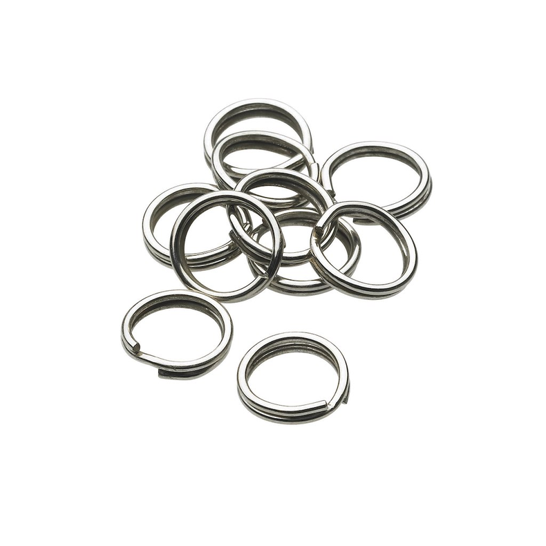 KINETIC STAINLESS STEEL SPLITRING 7MM 15KG 10PCS