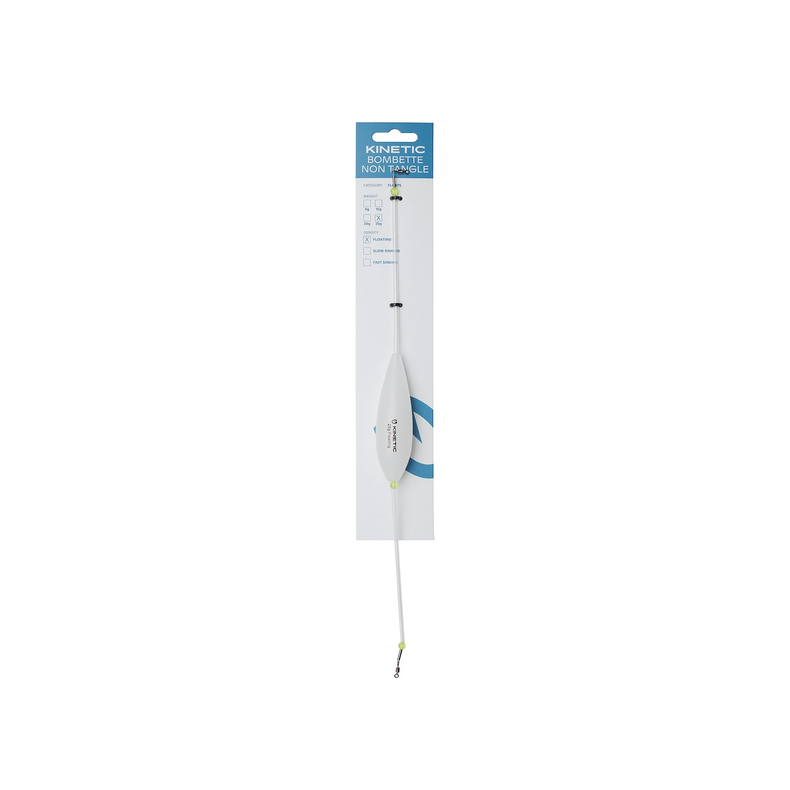 KINETIC BOMBETTE NON TANGLE FLOATING 15G FLOATING WHITE