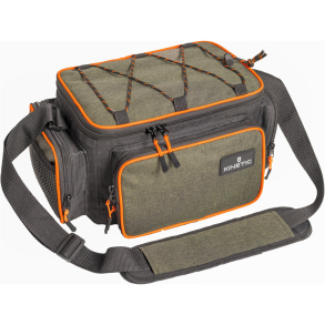 LURE BAG 2 BOX SYSTEM M OLIVE MELANGE/ORANGE