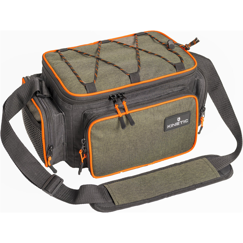 LURE BAG 2 BOX SYSTEM M OLIVE MELANGE/ORANGE