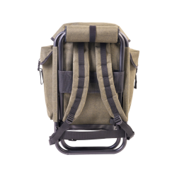 BACKPACK CHAIR PREMIUM 35L OLIVE MELANGE/ORANGE