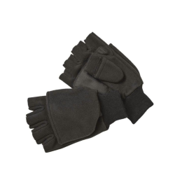 Kinetic Wind Stop Fold Over Handsker, Sort, Str. L