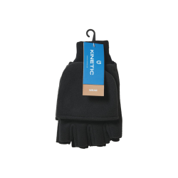 Kinetic Wind Stop Fold Over Handsker, Sort, Str. L