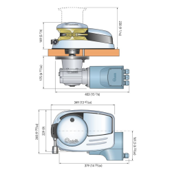 Quick Dave Ankerspil - DV5 1712DY - 1700W - 12V - 12mm DIN