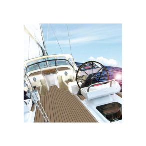 Marine Floor Dksbelgning Teak M/ Sorte Ndder Br 150 Cm 5meter