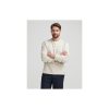 Holebrook Isac Henley Off White Melange Str. L