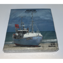 Servietter Med Fiskekutter