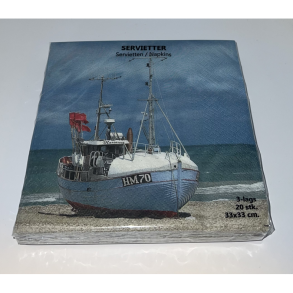 Servietter Med Fiskekutter
