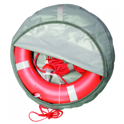 Lalizas Rescue ring m/line & lys, Gr/orange