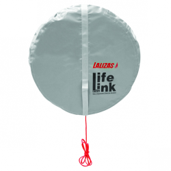 Lalizas Rescue ring m/line & lys, Gr/orange