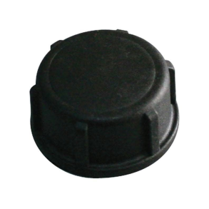 Plast dksel sort 3/4