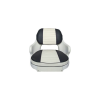 Stol yachtsman lysgr/bl hynde
