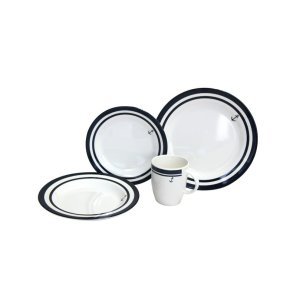 1852 melamin startst 16 dele med nonslip belgning