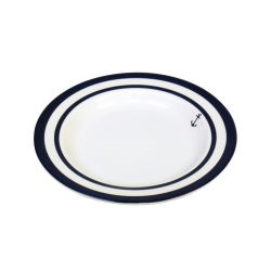 1852 melamin dessert tallerkner 20cm m/nonslip belgn 6 stk