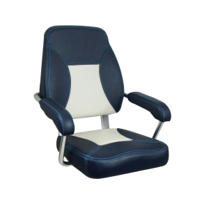 ESM styrestol mini mojo med faste armln navy/light grey