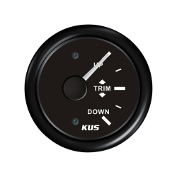 Kus trimindikator, sort 0-190ohm, 12/24v