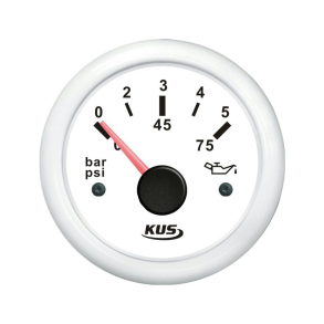 Kus olietryk sort 0-5bar, 10-184 & 240-33ohm, 12/24v