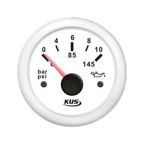 Kus olietryk sort 0-10bar, 10-184 & 240-33ohm, 12/24v