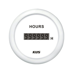 Kus digital timetller, sort, 12/24v