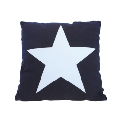 Pude model stor stjerne gr 40 cm 100% bomuld