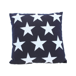 Pude model stor stjerne gr 40 cm 100% bomuld