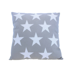 Pude model stor stjerne gr 40 cm 100% bomuld