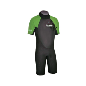 Base vddragt i-level junior kort model, Sort/lime str 115