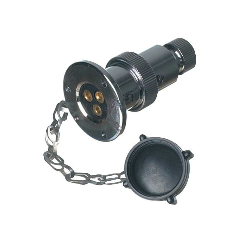 Dkskontakt 1852 Dkstik 3-polet, 3 Amp