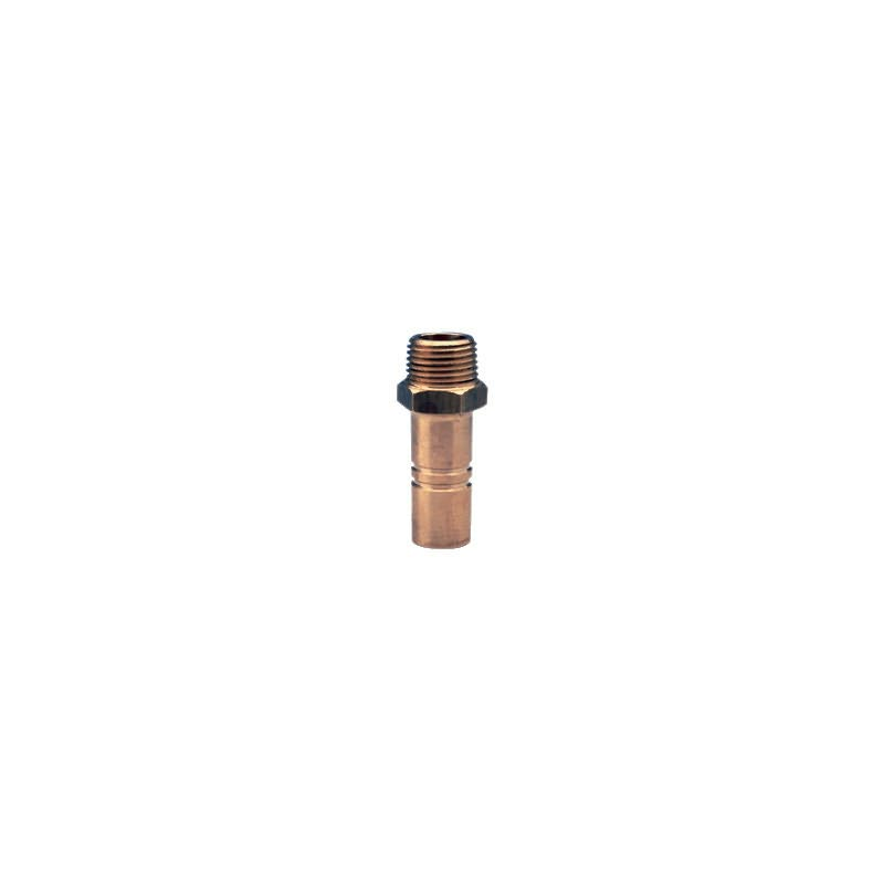 Tilbehr til Whale - adapter han 3/8" NPT 15 mm messing