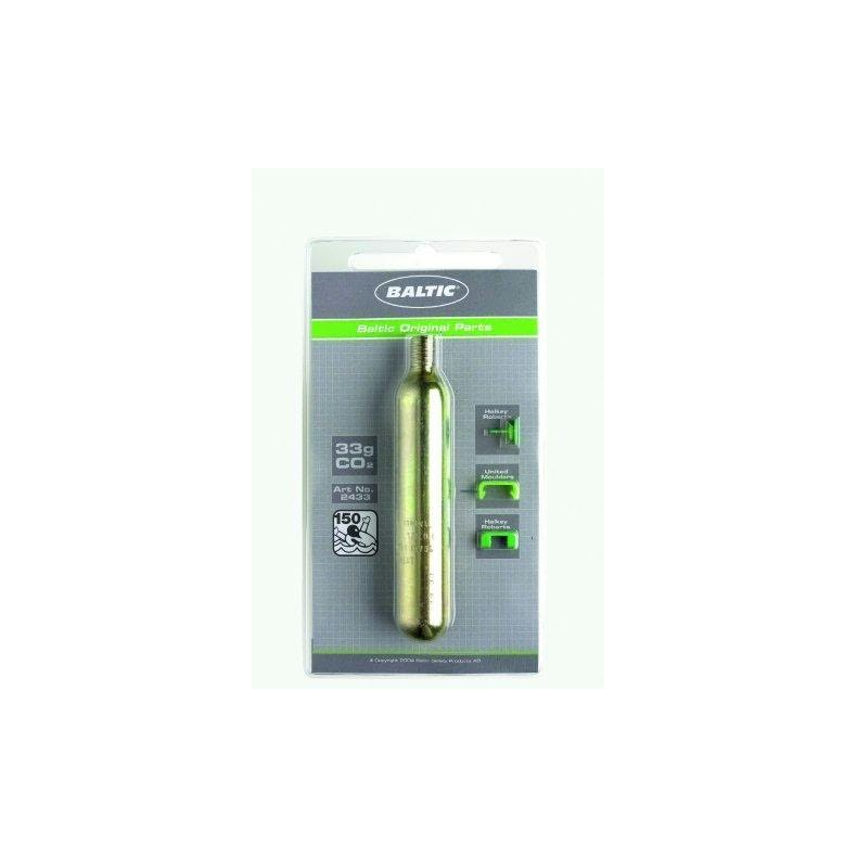 Baltic Co2-Cylinder 33g W. Safety Indicators