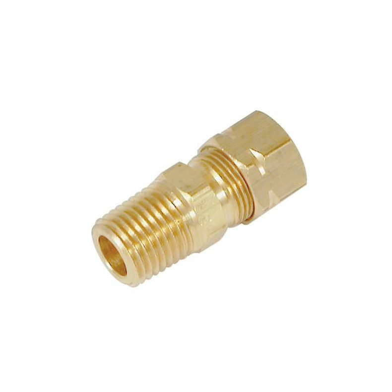 Ultraflex Ligefitting 1/4" gev. 3/8" rør