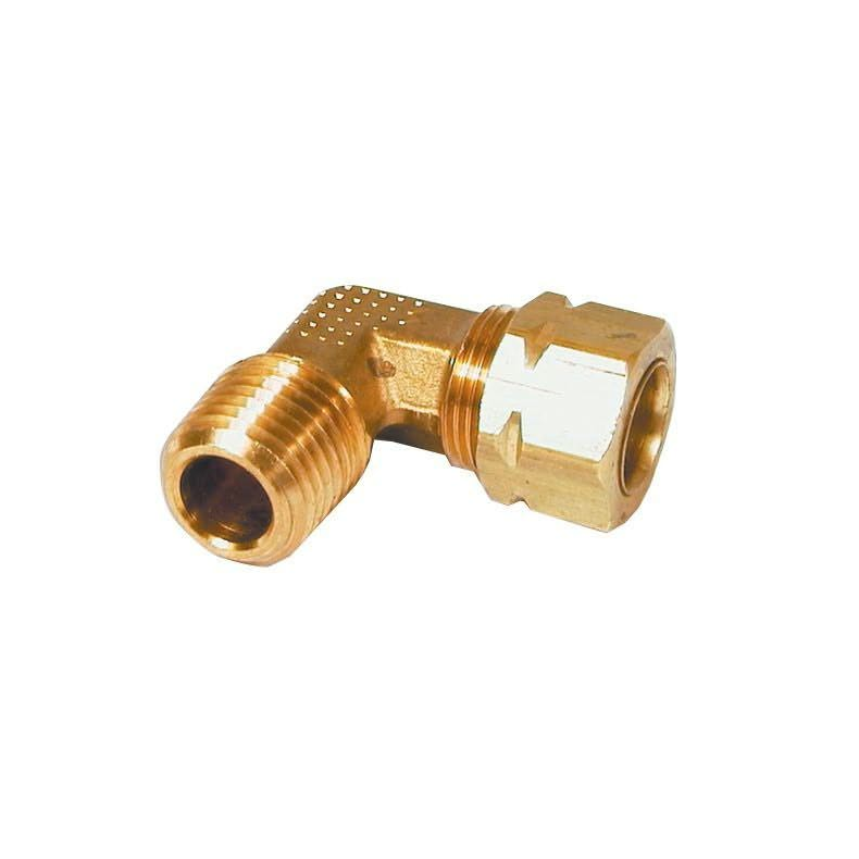 Ultraflex Vinkelfitting 1/4" gev. 3/8" slange