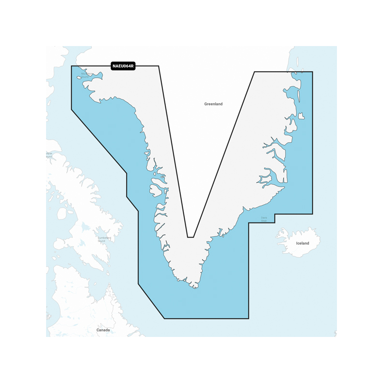 Navionics+ Regular Grnland preloaded sd/msd kort