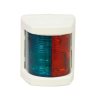 Hella 3562 lanterne hvid plast dobbeltlanterne