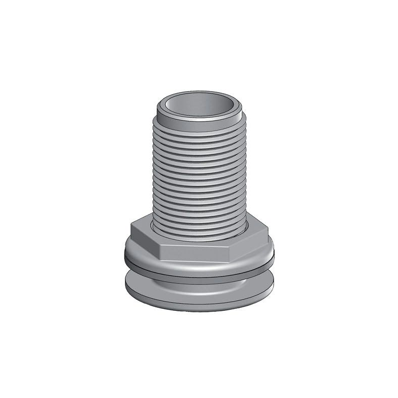 Skroggennemfring Skroggennemfring 1 1/4" hvid