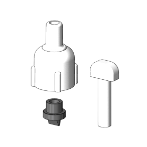 Trudesign Studs til antihvert incl. vrktj hvid