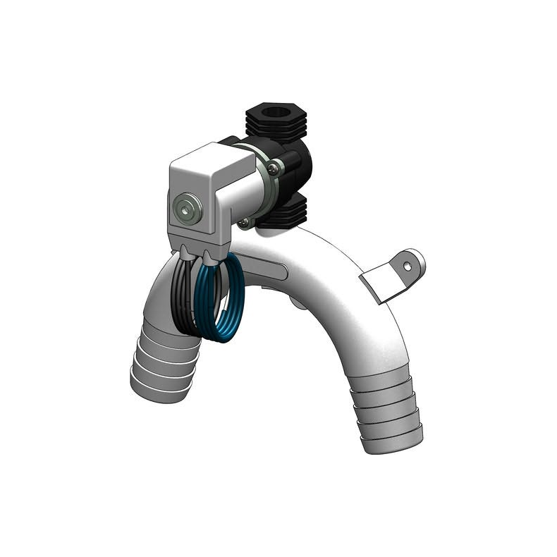 Elektrisk vakuumventil Vakumventil solenoid 25 mm hvid