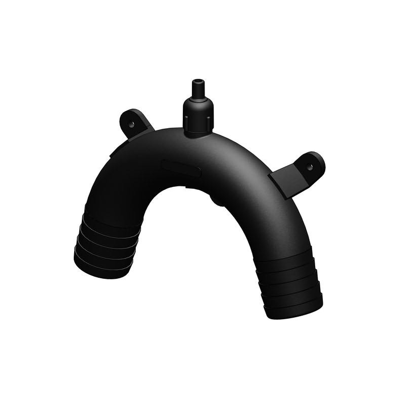Vakuum ventil Vakumventil 38 mm sort