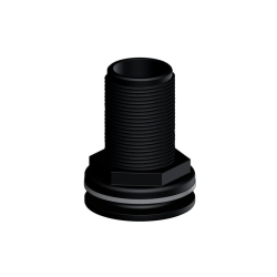 Gennemfring komposit, sort